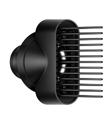 Kammaufsatz mit breiten Zacken für den Dyson Supersonic Nural